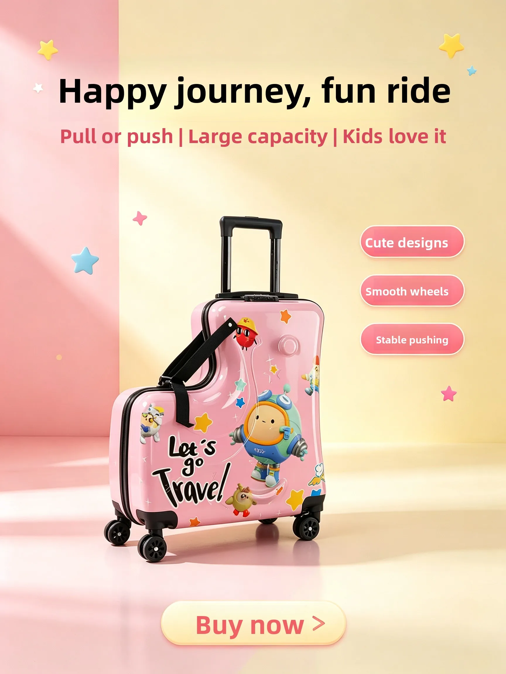 baby-travel-suitcase-children's-pullman-waterproof-all-match-wheel-lockable-password-combination-cute-cartoon-design-luggage