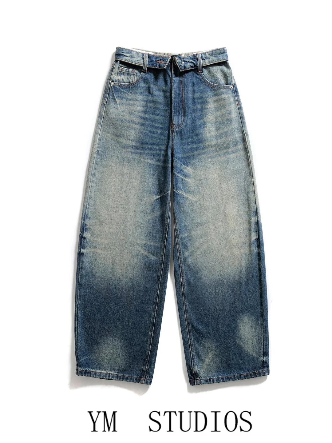 

Ретро-джинсы белого цвета с эффектом потертости, прямые, свободные, женские, модные, с широкими штанинами, длинные брюки для женщин