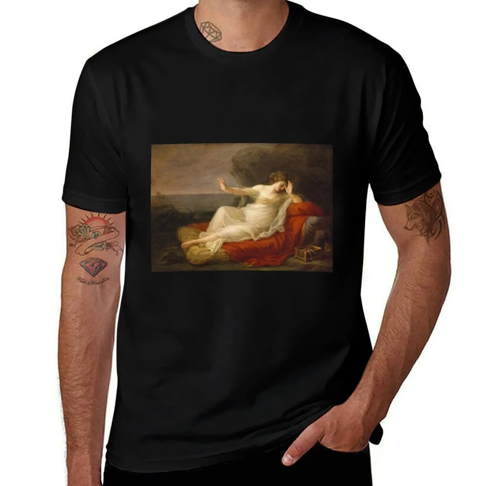 Angelica Kauffmann - Ariadne Abandoned By Theseus T-Shirt man t shirt cotton T-Shirt