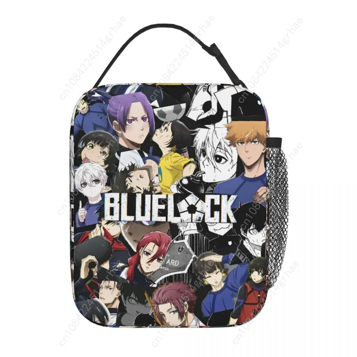 Blue Lock Bachira Yoichi Isagi Accessories Insulated Lunch Bag For Office Football Manga Storage Bag Cooler Thermal Lunch Box