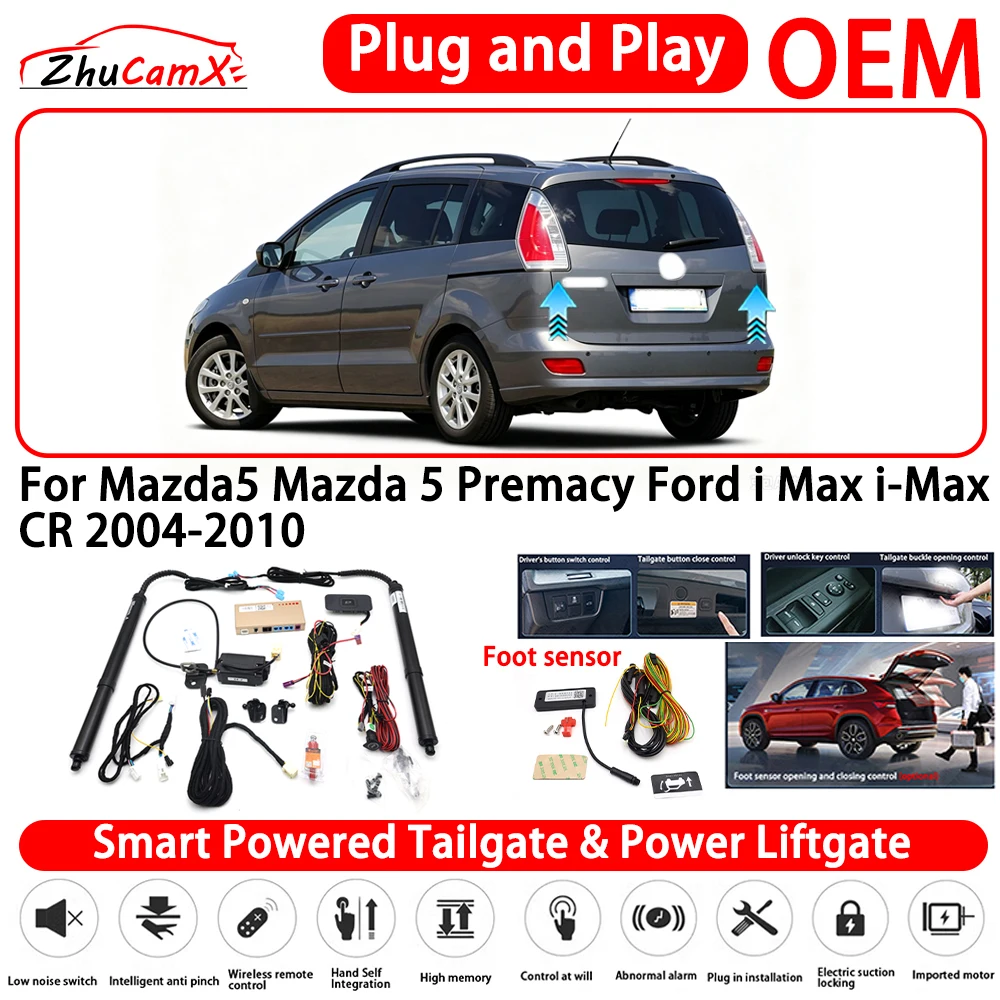 for Mazda5 Mazda 5 Premacy Ford i Max i-Max CR 2004-2010 OEM Smart Powered Tailgate Power Liftgate Automatic Rear Trunk Tailga