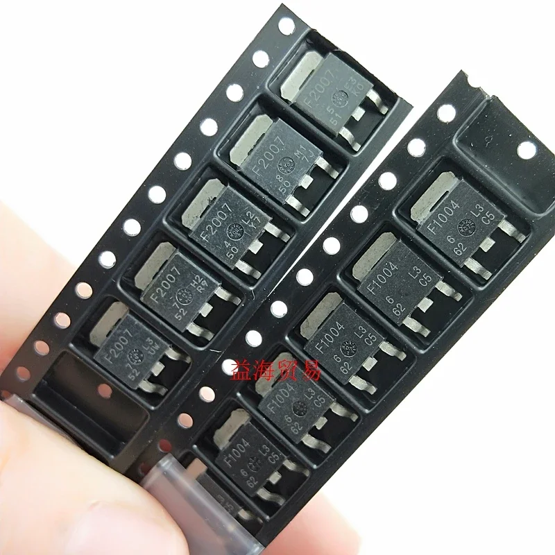 10 TEILE/LOS FREIES VERSCHIFFEN F1004 F2007 ZU-252 SMD