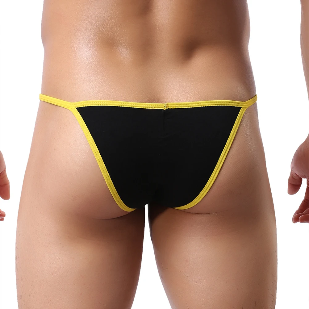 ملخصات الملابس الداخلية ثونغ عارية الذراعين بيكيني تنفس خفيفة الوزن منخفضة الارتفاع الذكور سراويل شفافة ​ H ملابس داخلية للرجال