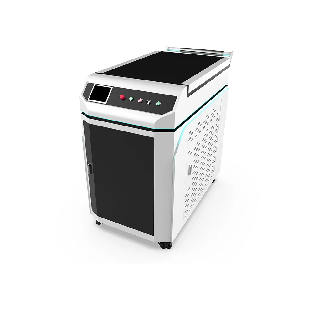 

Лазерная установка GWEIKE для очистки от ржавчины и краски, сертифицированная CE, малогабаритная, 1000 Вт/2000 Вт, ручная, с непрерывным волоконным лазером