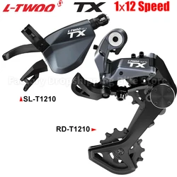 LTWOO TX 1x12 Speed MTB Bike Two Way Release Aluminum Trigger Shifter 12V Stabilize Damping System RD Original Bicycle Parts