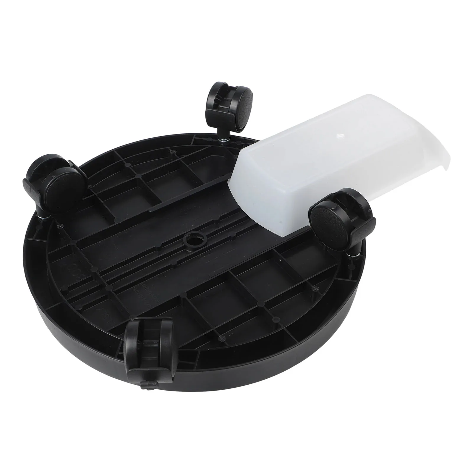 

Plastic Plant Tray Rotating Wheels Tray Convenient Mobility Wheels Easy Maintenance Tray Multiple Size Options