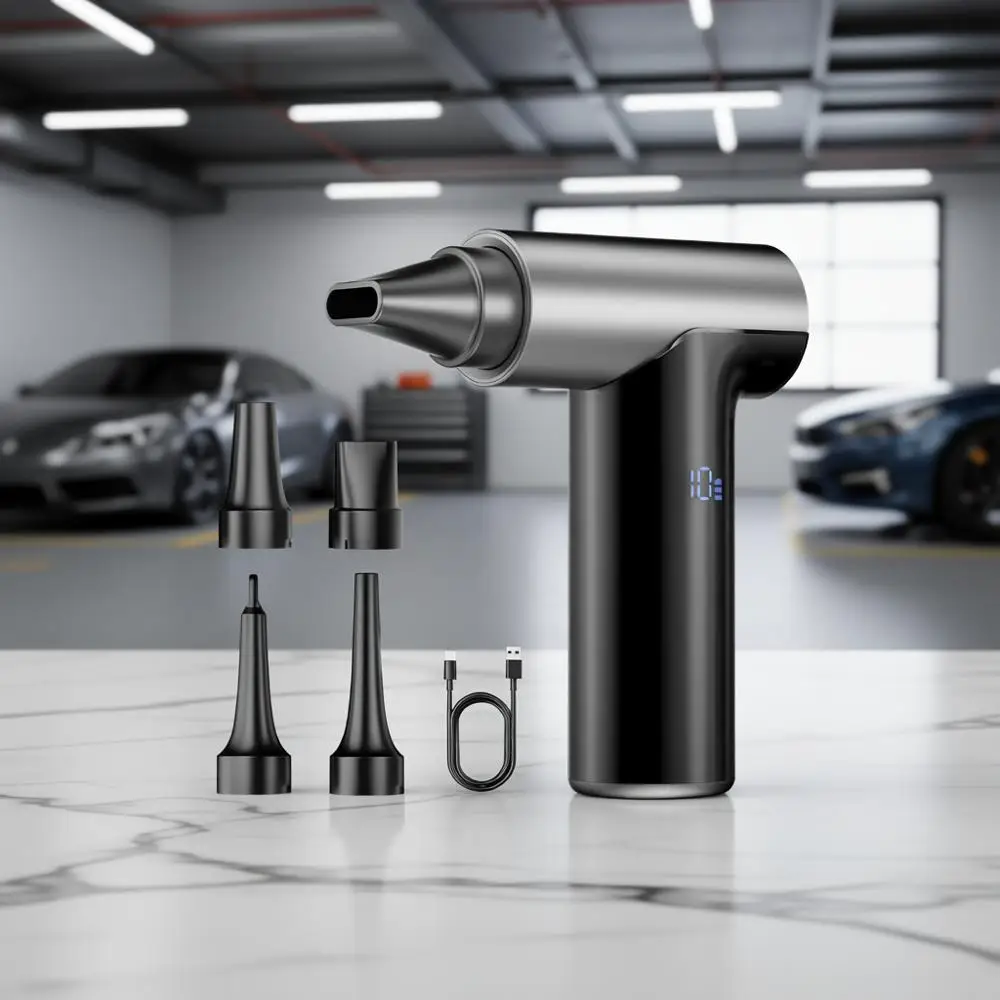 

Мощный электрический воздуходув 200000 об/мин, мини-воздуходувка с 11 скоростями и сплавом, беспроводной пылесборник для компьютера, клавиатуры, дома