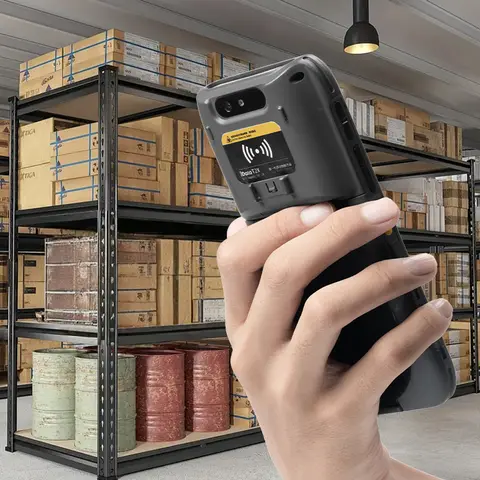 Leitor de RFID UHF de Longo Alcance, Leitor Portátil Sem Fio, Leitor PDA RFID Android IP67 Sem Fio e Móvel