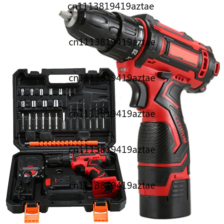 Hot Sale 12V Electric Impact Drill Dual Speed Lithium Battery Tool Set Cordless Drill Electric Screwdriver Combo Kits Price