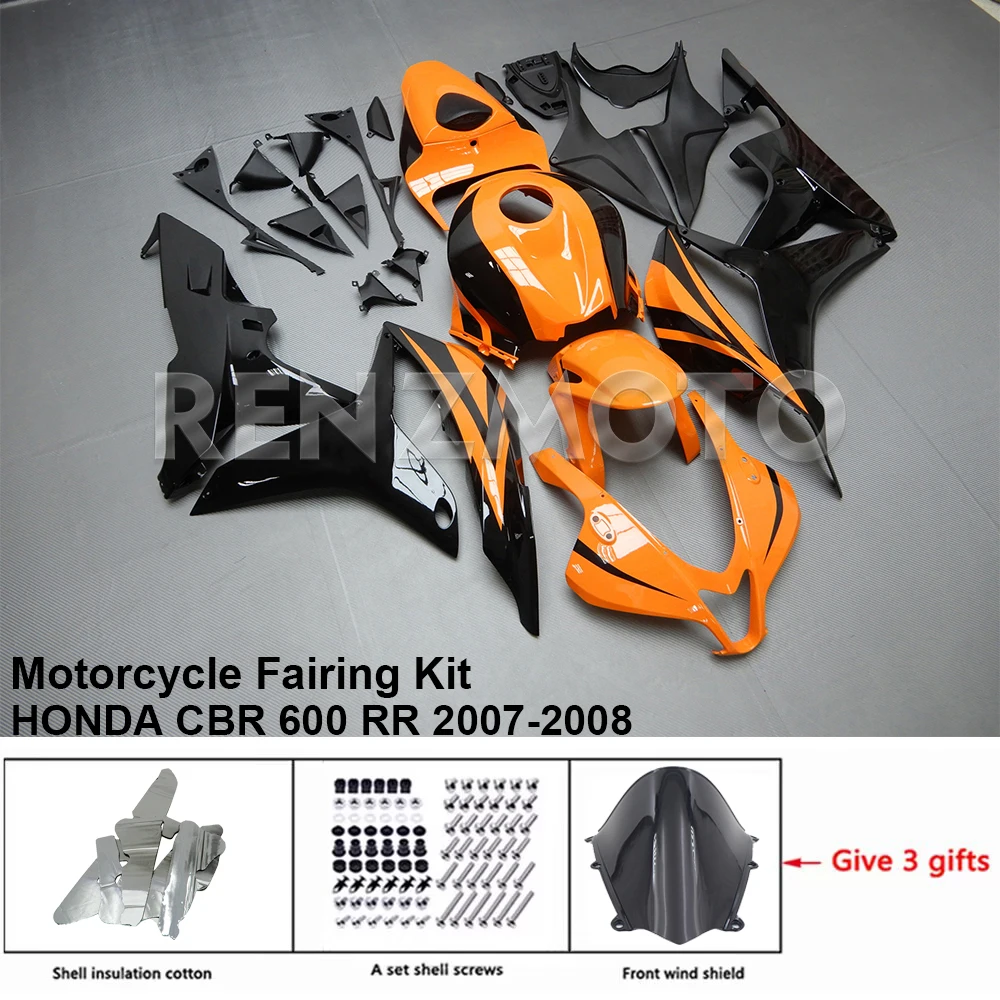 

H0607-121a Motorcycle Fairing Set Body Kit Plastic For HONDA CBR 600 RR 2007-2008 Accessories ABS Injection Bodywork