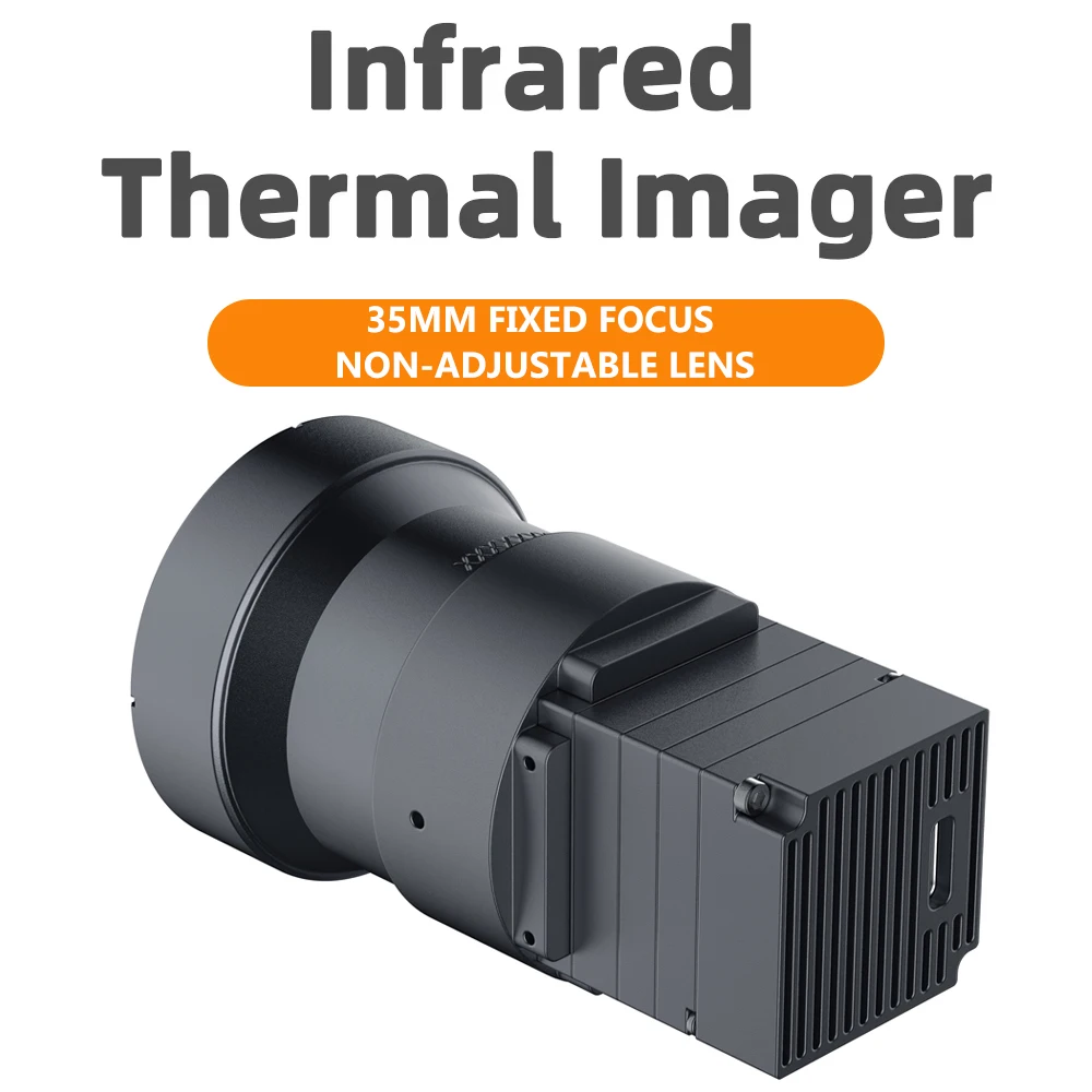 384x288 35MM Lens Industry Infrared Thermal Imager Uncooled VOx LWIR Thermal Camera CVBS/USB(UVC) ,Security & Outdoor Monitoring