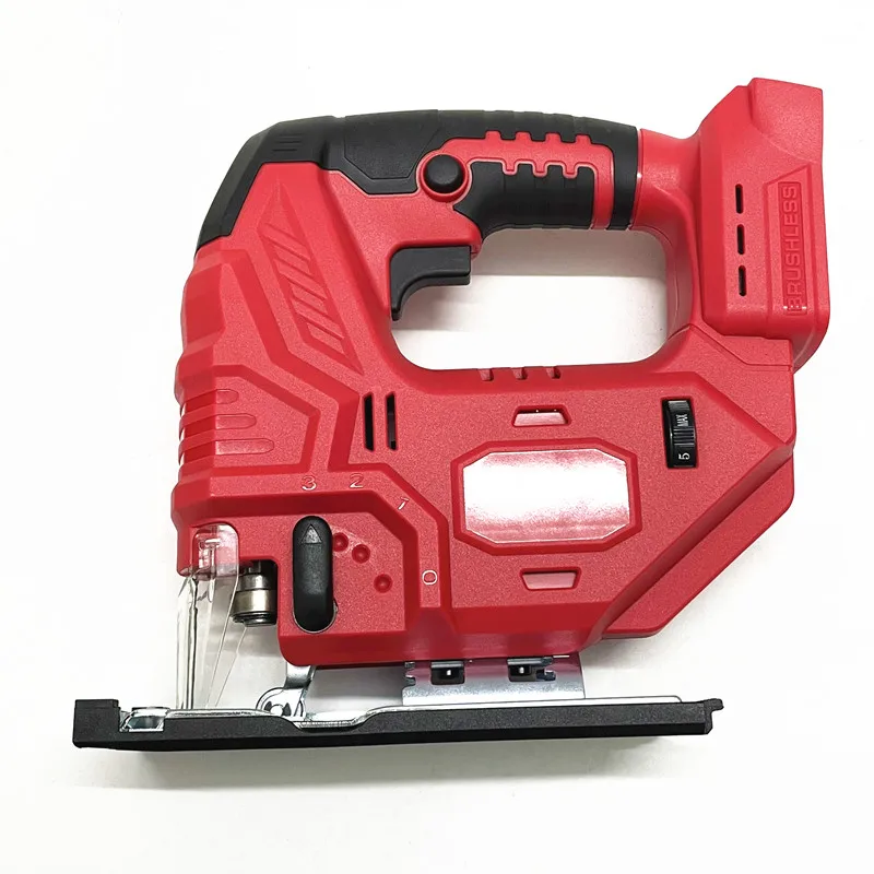 Fit For Milwaukee 18V Battery Brushless Jig Saw 0-45º Cutting 3 Orbital Settings Electric Jigsaw Woodworking Tool Power Tools