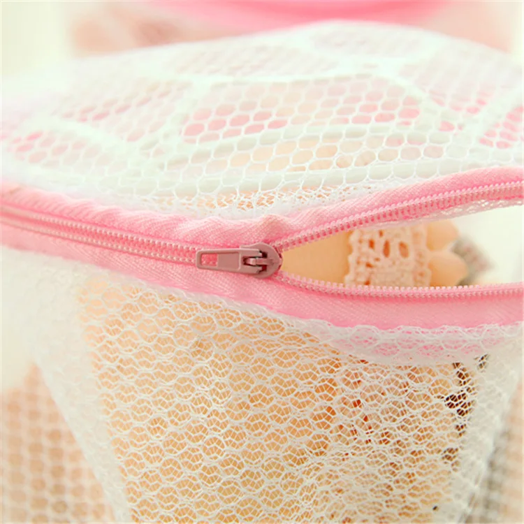 Hot 1Pcs 150X150mm Clothes Washing Machine laundry bags Bra Aid Hosiery Shirt Sock Lingerie Saver Mesh Net Wash Bag Pouch Basket