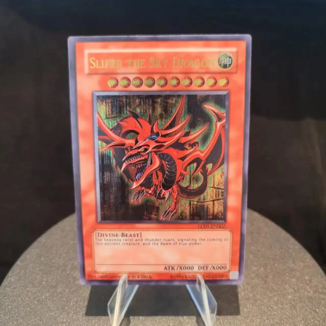 Yu-Gi-Oh UR LC01-EN002 /Slifer the Sky Dragon Children\'s Gift Collectible Card Toys (Not Original)