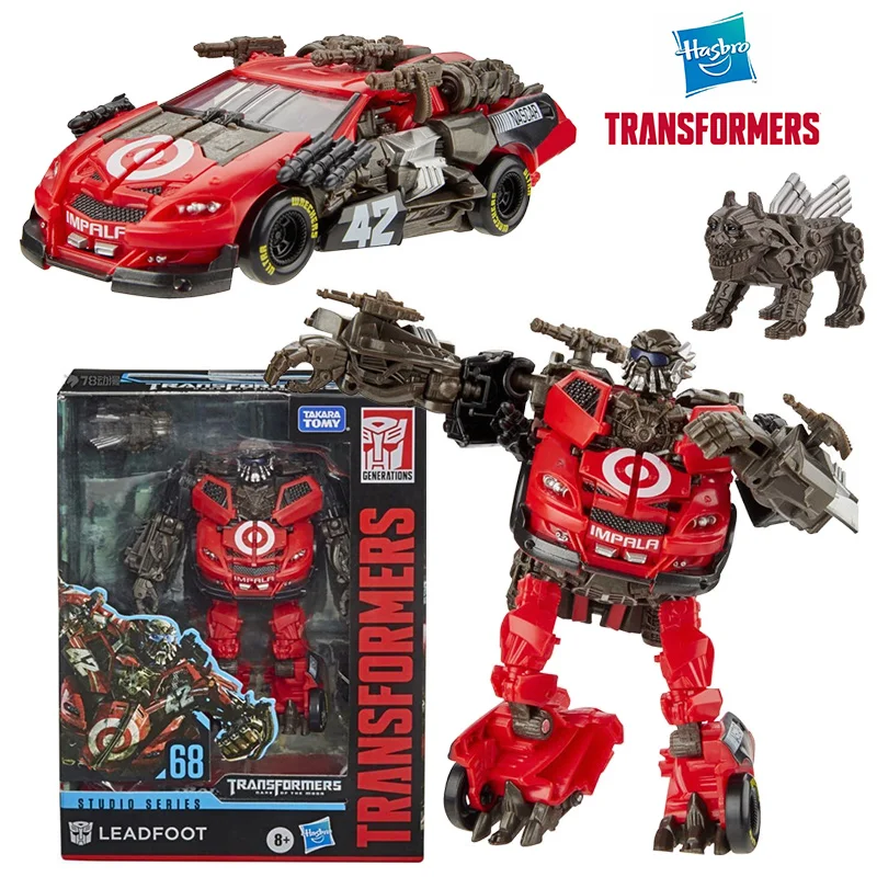 Hasbro Transformers Studio Series SS68 Leadfoot 12Cm Deluxe Class Anime Original Action Figure Model Toy Gift Collection