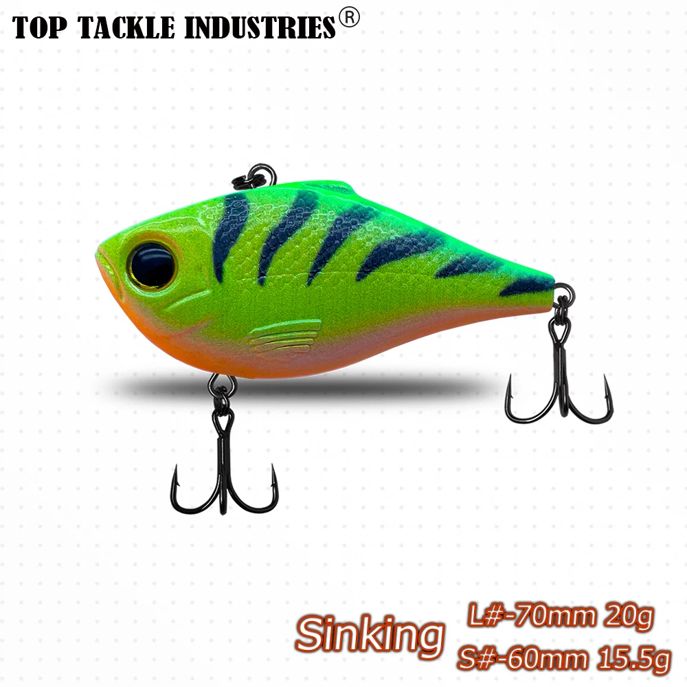 Outdoors Spring and Summer Season New Colors 1Pcs  ABS Plastics VIB Vibration Bait Fishing Lures 14.5g 6cm /20g 7cm Hard  Tackle
