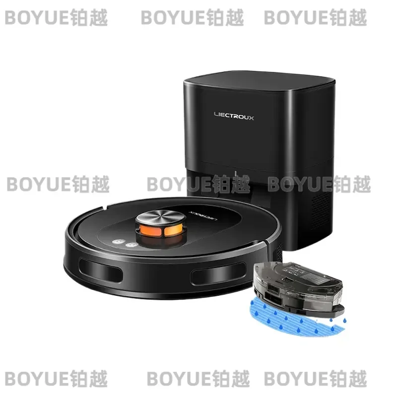 Upgrade Liectroux T9 Robot Vacuum Cleaner Mop, LDS Navigation, 6500Pa, Multi-Floor Mapping, Carpet Boost, Anti-Tangle