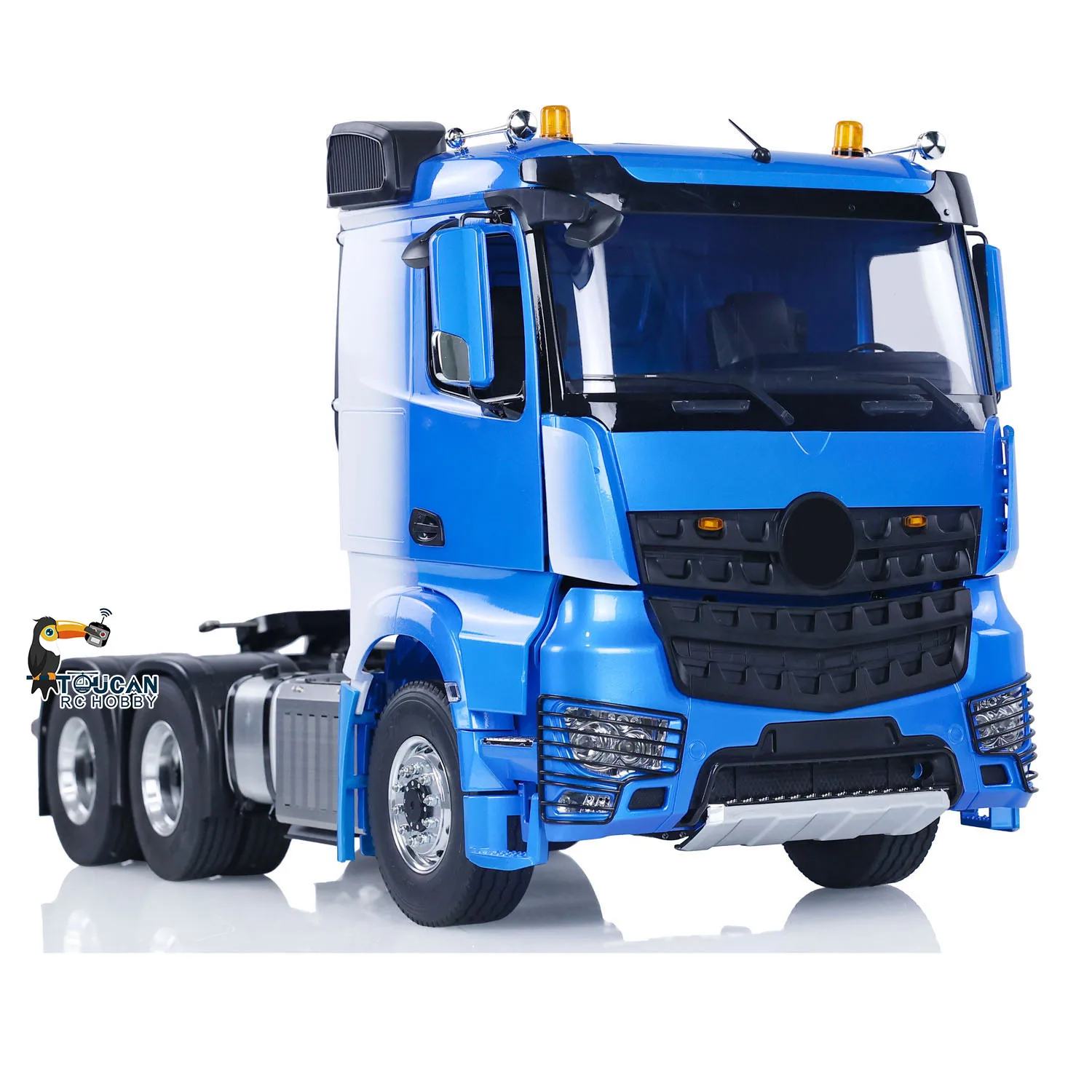 6x6 RC Tractor Truck 1/14 TOUCAN Metal Chassis Radio Control Car 2-speed Gearbox Sound Light System Toy Model Gifts
