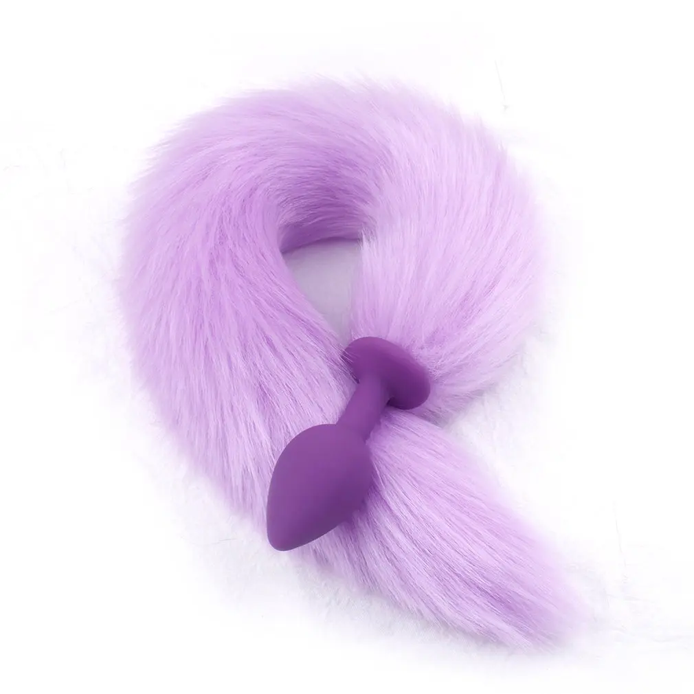 Soft Silicone Fox Tails Anal Plug Role Play Erotic Accessories Sex Shop Sex Toys for Couples Woman Men Gay BDSM Butt Plug