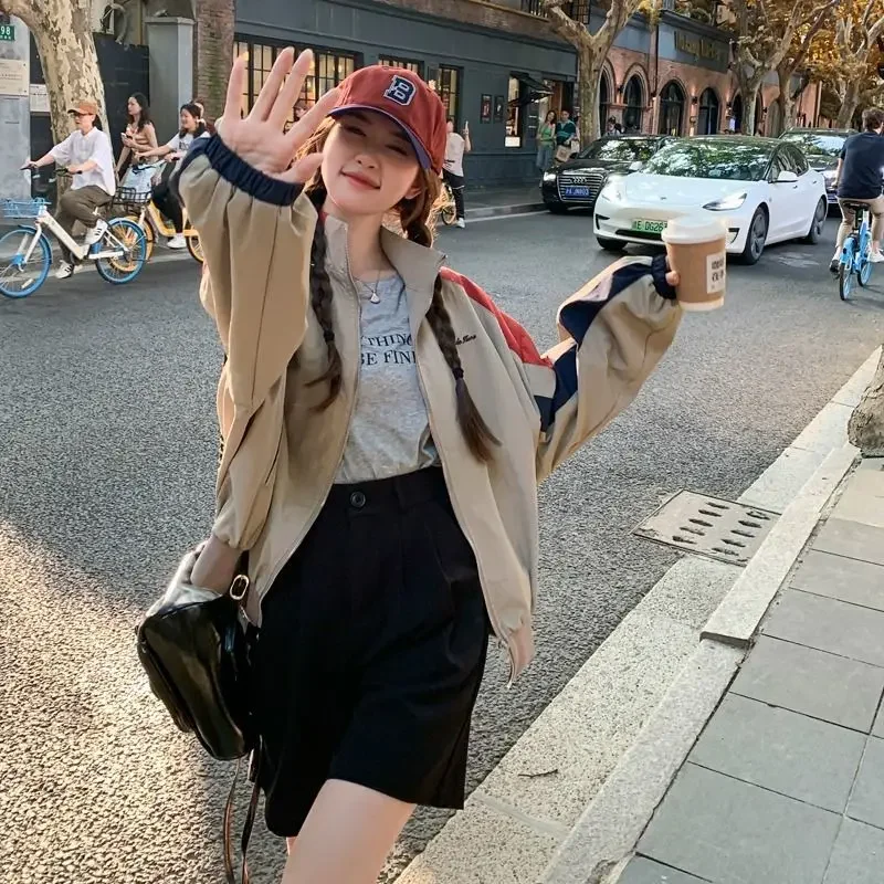 Autunno Giacche da donna Donna Oversize Accattivante Charcoal Chaquetas Personalizzato Jaqueta Minimalista Fodera Soffice Versatile