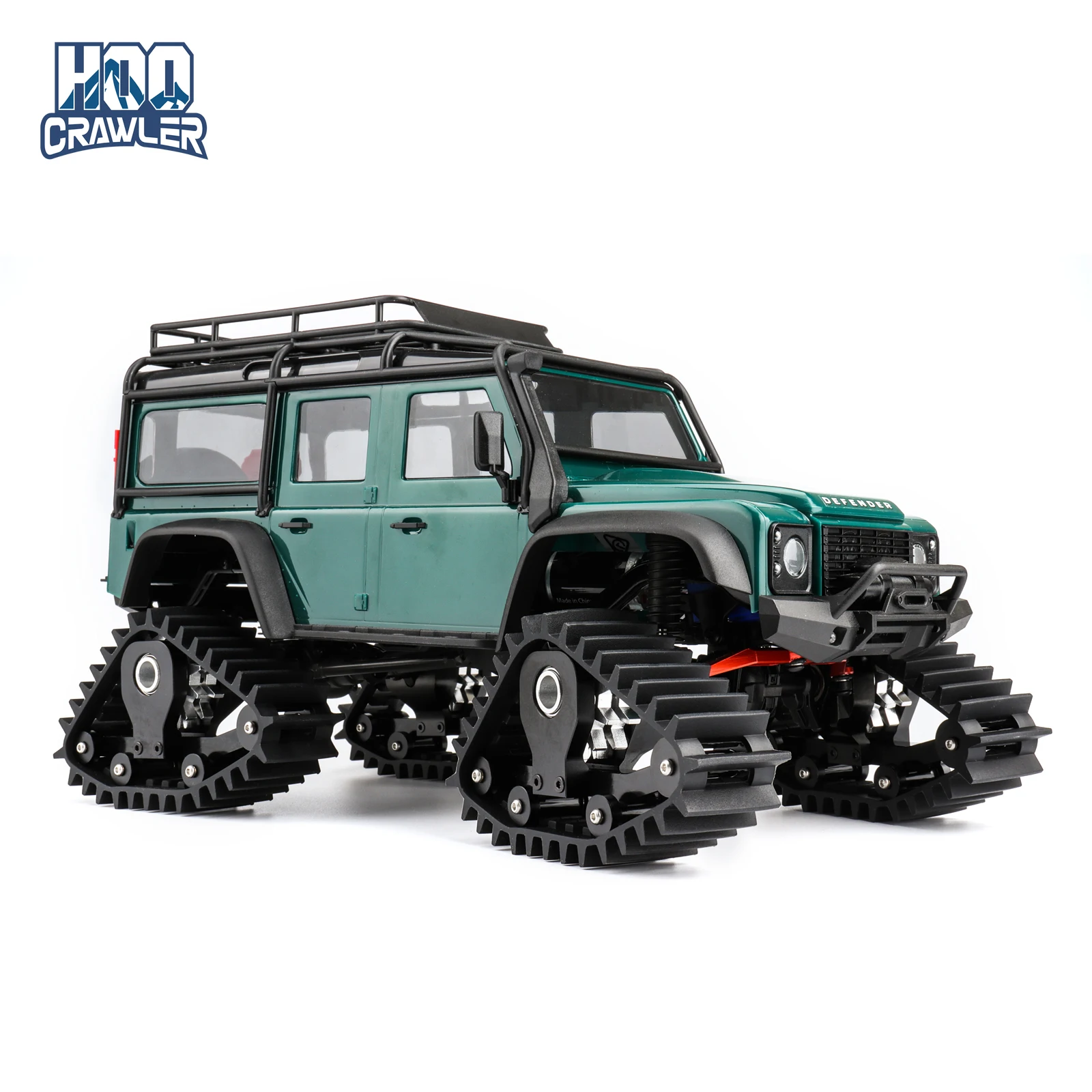 Snow Track Sets Simulate Carload Tracks Wheel Sandmobile Conversion 4Pcs for 1/18 RC Crawler Car TRX-4M Accessory Parts