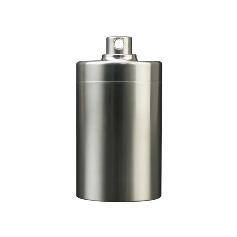 

Водонепроницаемая бутылка из нержавеющей стали, герметичная касула, уличные инструменты EDC, чехол для таблеток для выживания, контейнер для таблеток, чехол для чая