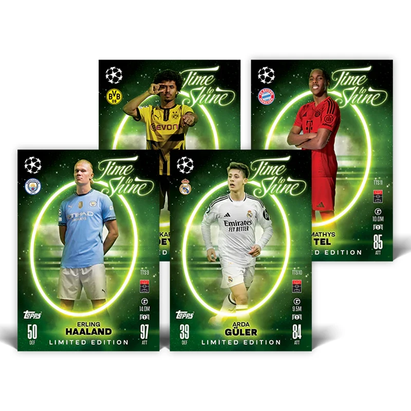Topps 2025 Match Attax Mega Tin Refill Pack Contains 44 Game Cards 4 Rare Limited Cards Must-Have Booster Box for Fans Players