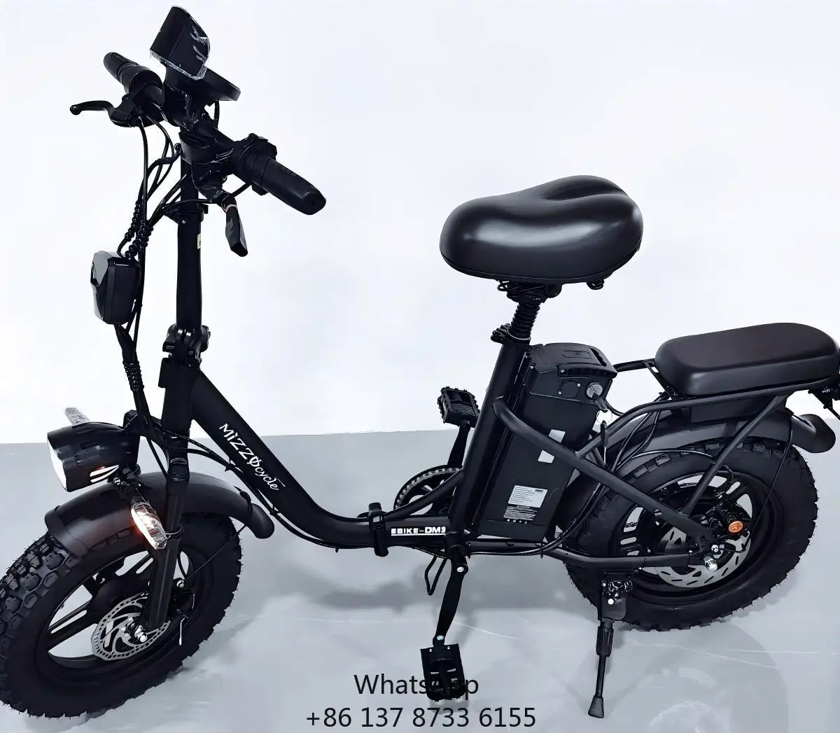 Hot Sale 16-inch High-carbon Steel Frame Style 48V 800W30A High-speed Power Lithium Battery Rear Hydraulic Brakel Folding Bike