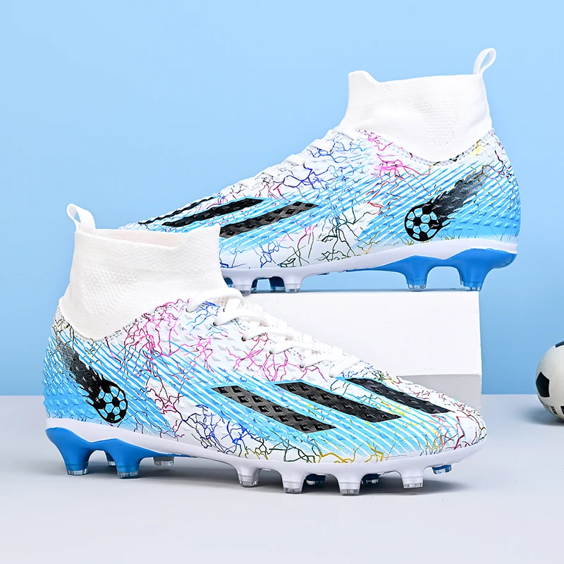 

2025 Football Shoes New Men Soccer Shoes TF/AG Society Cleats Indoor Low Cut Fast Football Field Boots Training Football Shoes H