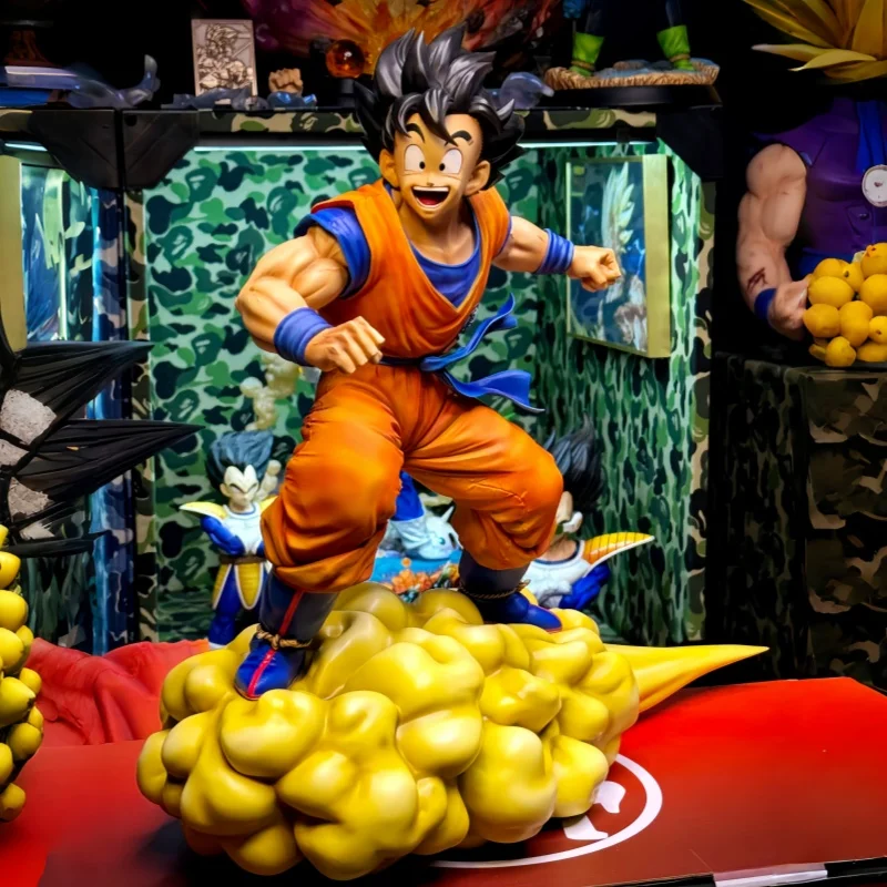 En Stock, 31cm, Dragon Ball Fc Vf, danza muscular, nube, nube de equitación, juventud, Wukong, modelo de Anime hecho a mano, adorno, regalos de cumpleaños