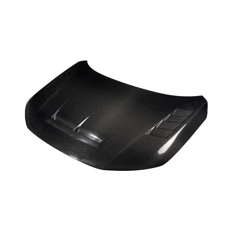 High Quality V Style Carbon Fiber Front Engine Hood Bonnet Lightweight Racing Performance Upgrade Fit 11th Gen F