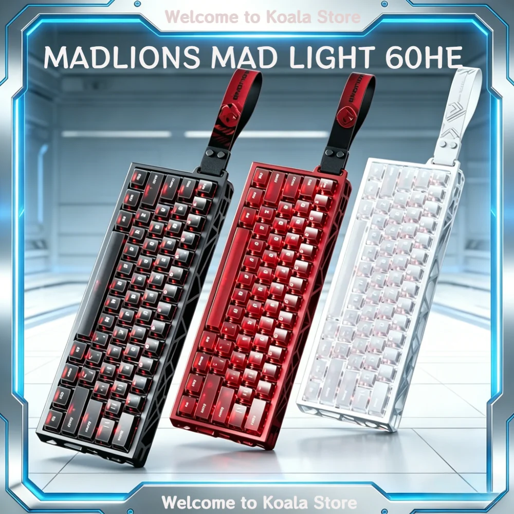 MADLIONS MAD LIGHT 60HE Gaming Mouse Lightweight Ergonomic RGB Wired Mouse High Precision Optical Sensor for PC Laptop Gamer
