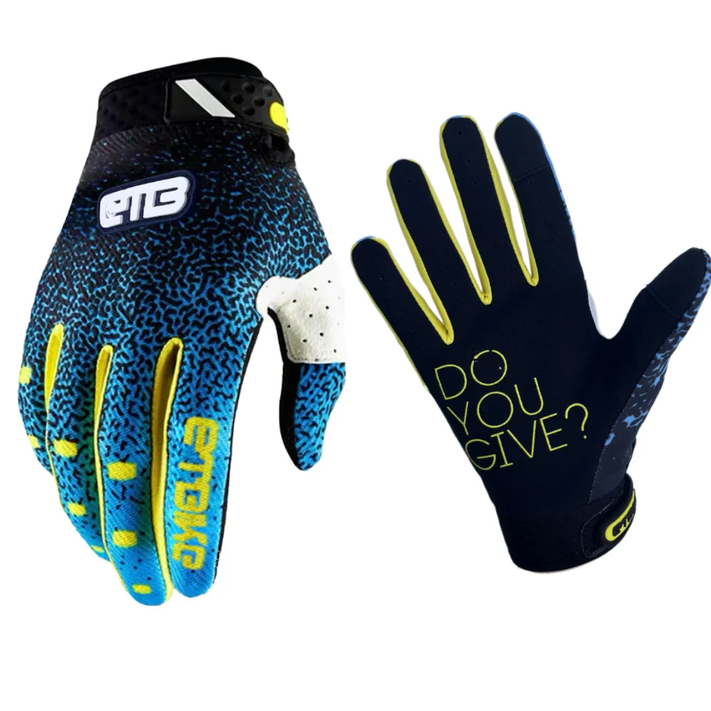 ETBIKE Reithandschuhe, Motorrad-Outdoor-Sport im Gelände, MX-Handschuhe MTB DH, Touchscreen-Unterstützung