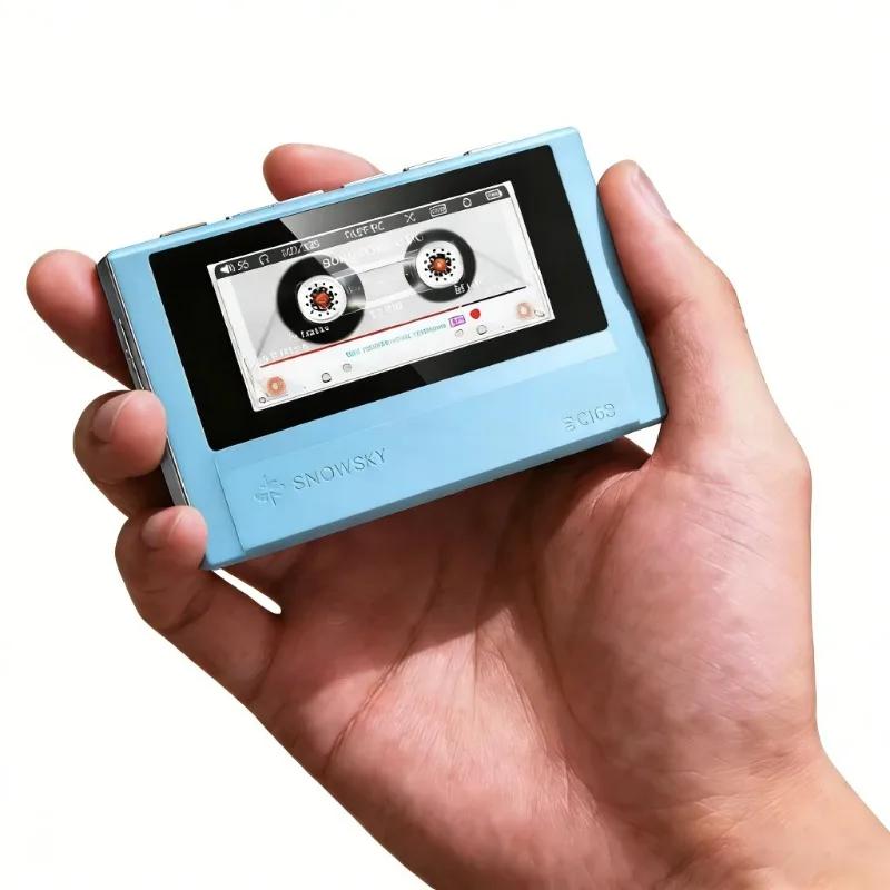 FiiO SnowSky Echo 블루투스 MP3 워크맨 HiFi 순수 음악 플레이어 15시간 재생 3.5mm 4.4mm 헤드폰 출력 워크맨 새로운 색상