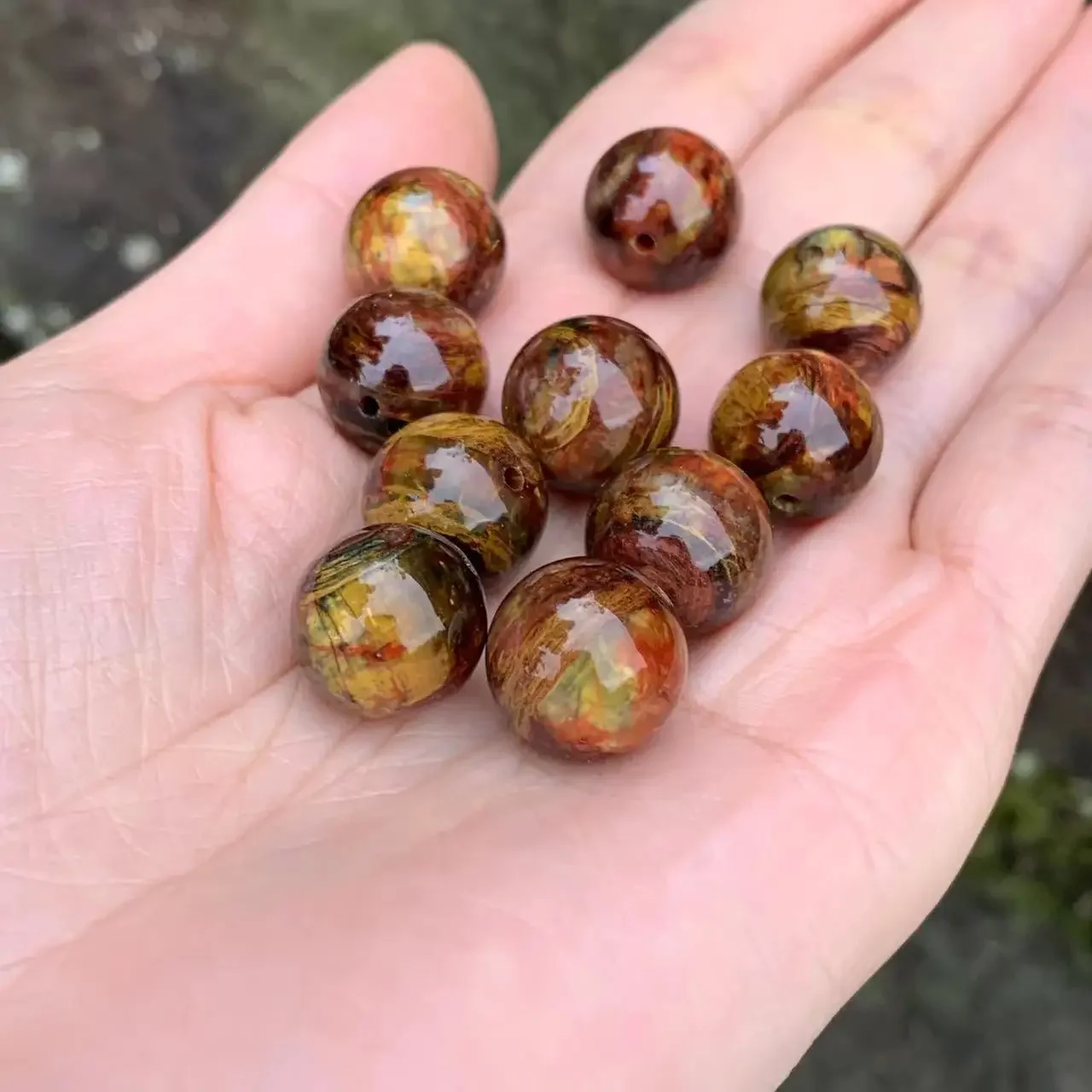 10MM Natural Rare South Africa Pietersite Pendant Necklace Fine Jewelry Stones Healing Energy Gift Lucky Jewelry