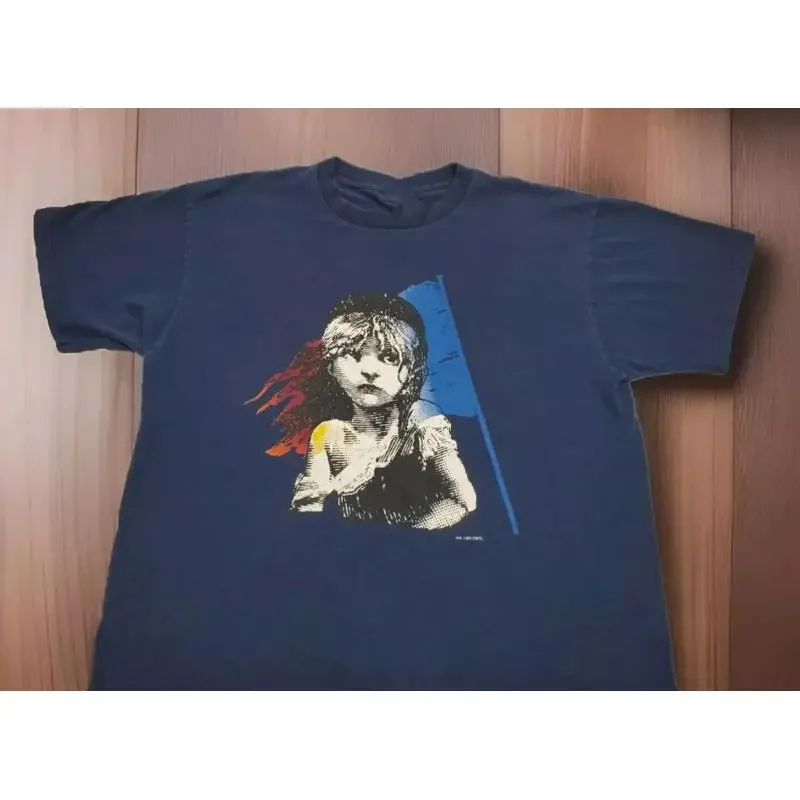 Vintage Les Miserables Blue Broadway T Shirt Size S 5Xl