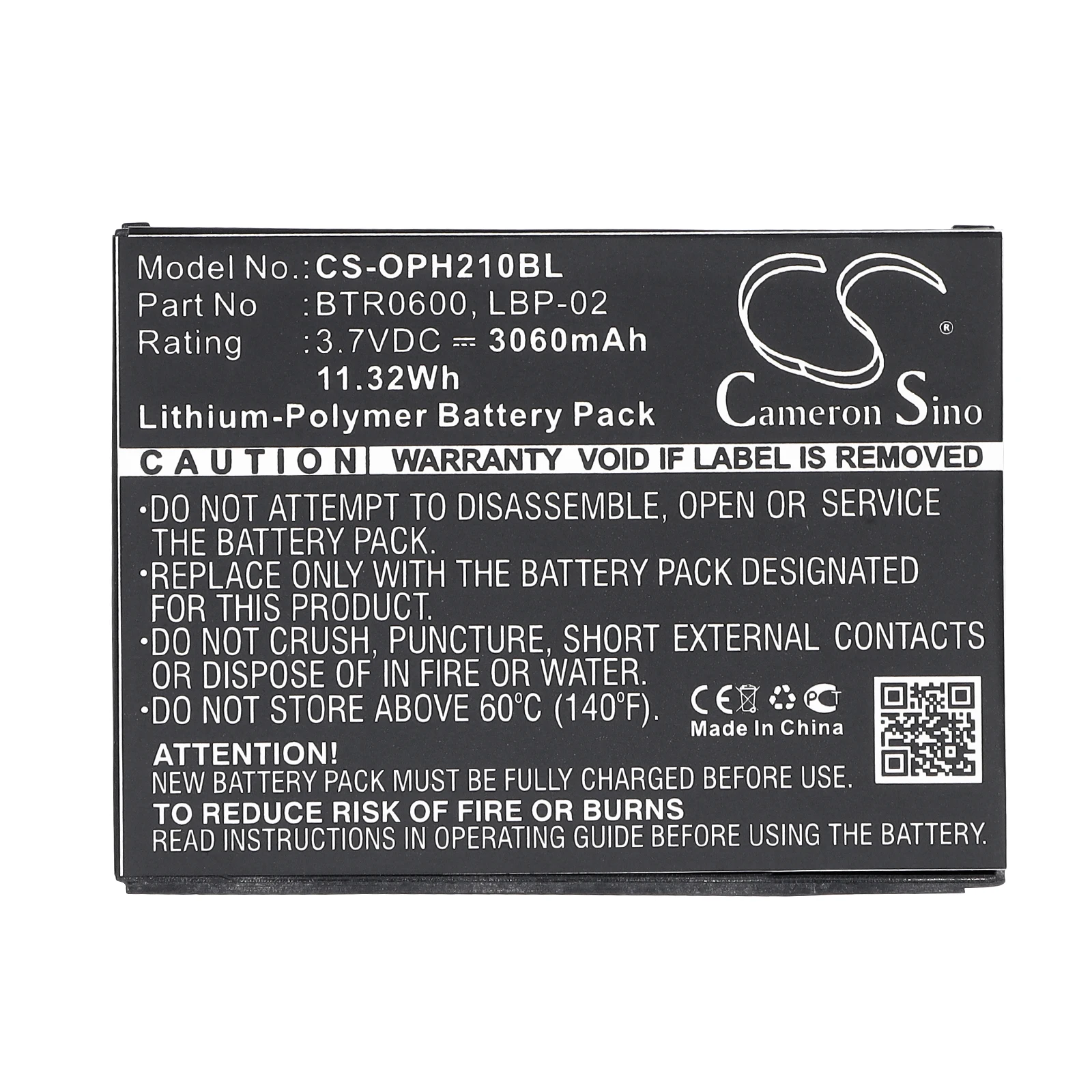 CameronSino Battery for Opticon H21 H22 H21 H21 1D alpha H21 1D qwerty fits 02-BATLION-21 0B25-001M000 Barcode Scanner battery