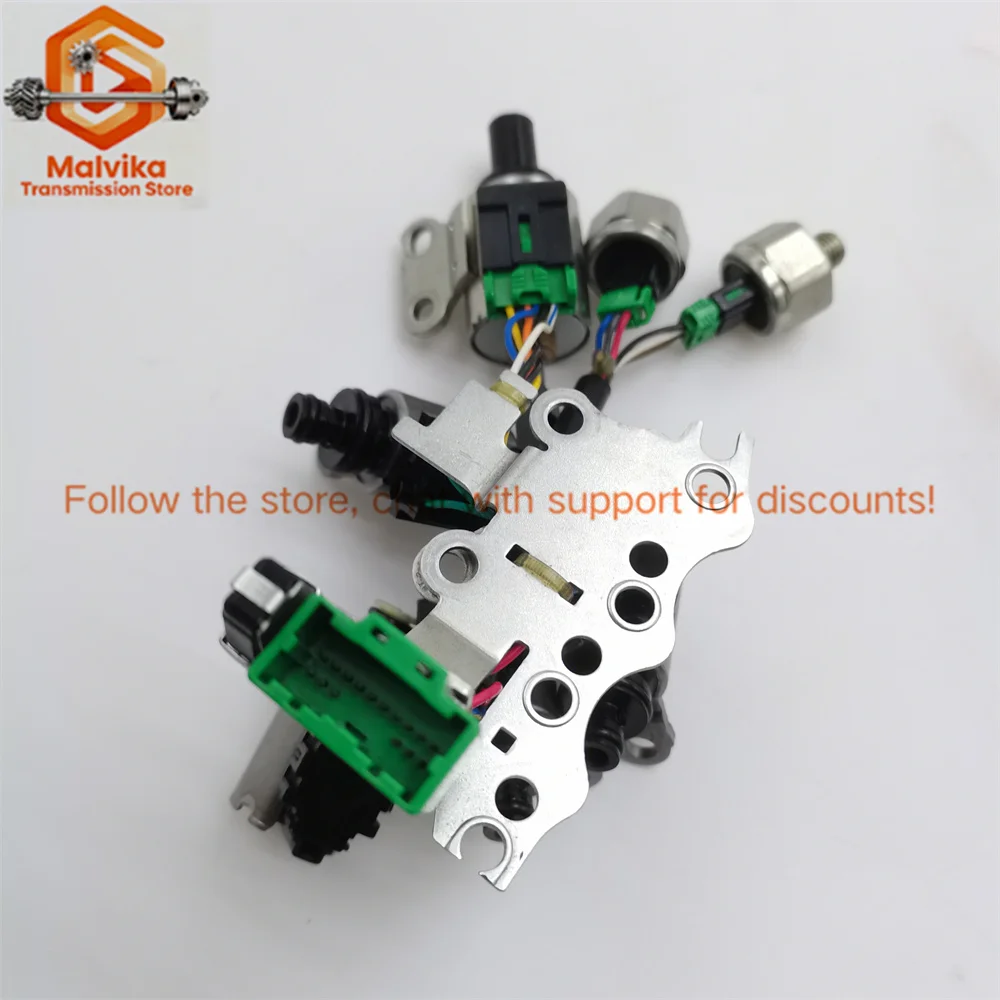 

JF011E RE0F10A Высококачественный комплект соленоидов CVT с двойными переключателями и шаговым двигателем для Nissan Dodge Jeep Mitsubishi Renault