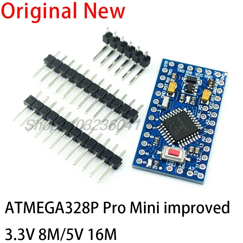 Pro Mini 328 Mini 3.3V/8M 5V/16M ATMEGA328 ATMEGA328P 3.3/8M 5V/16M ATMEGA328P-AU 3.3V/8MHz 5V/16MHZ for Arduino