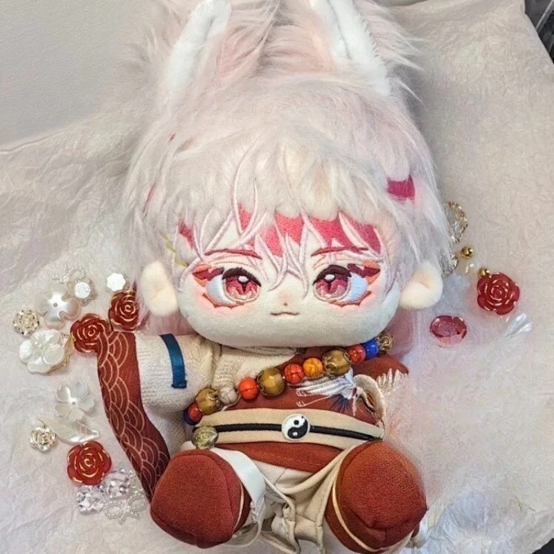20cm Anime Role Attributes Vox Sakura Cosplay Cotton Doll Body With Skeleton Cartoon Change Suit Soft Plushies Toy Figures Gift