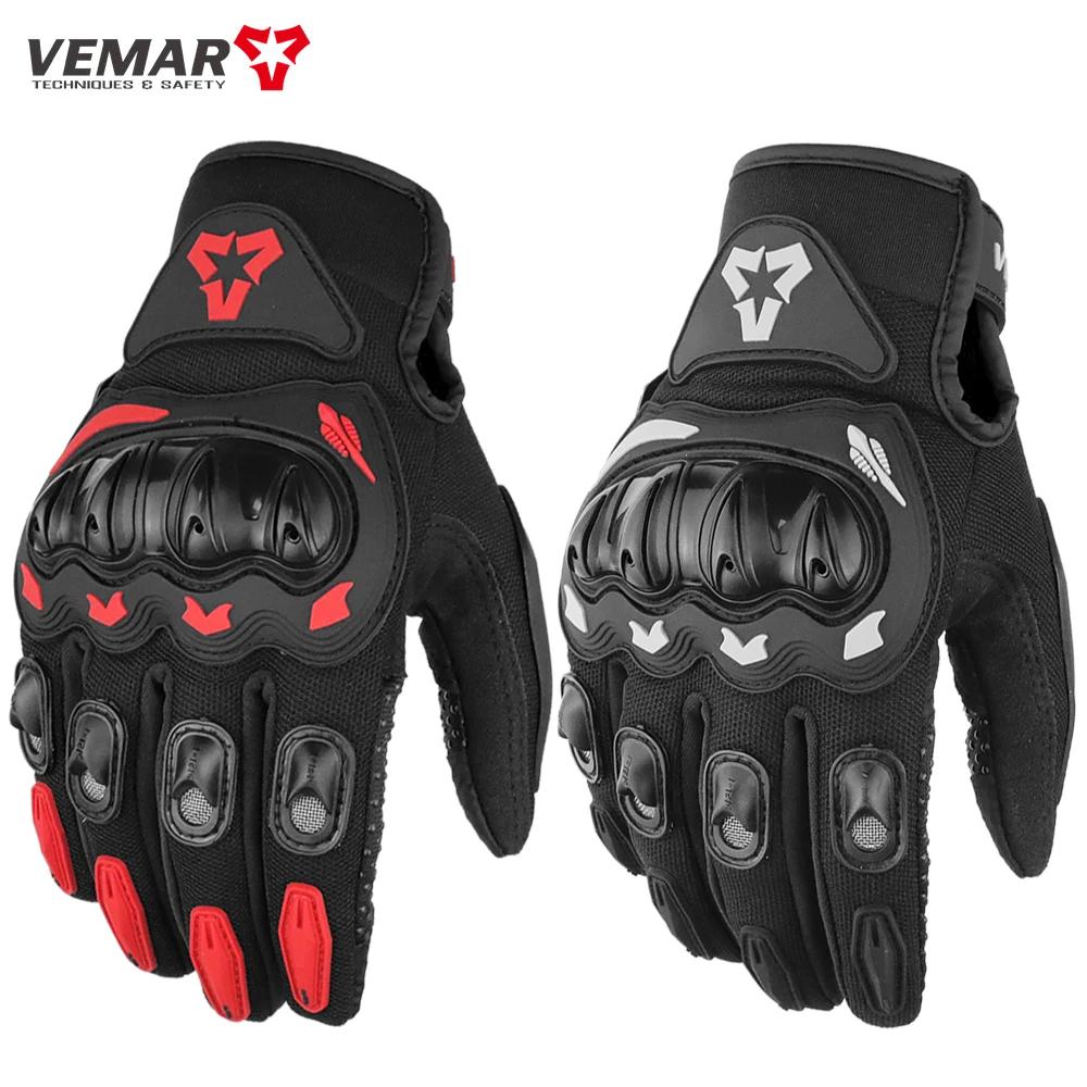 Summer Motorcycle Gloves Men Women Full Finger Touch Screen Motocross Racing Gloves Motorbike Bicycle Cycling Glove M-XXL