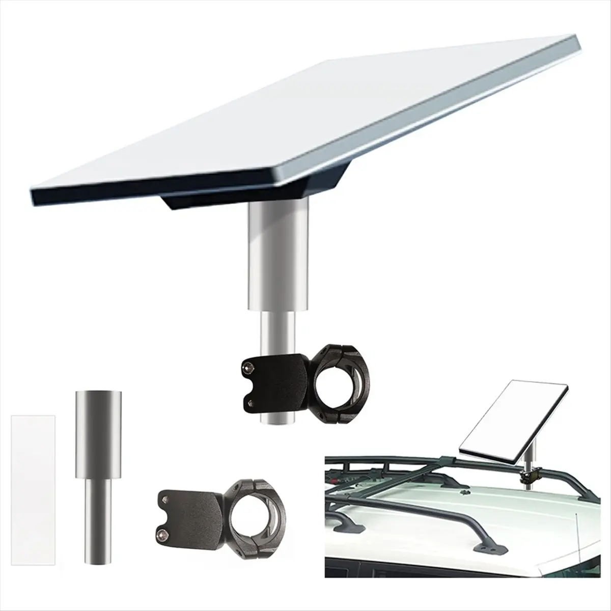L77A For Mini Mount Kit for RV, Yacht, - Roof Rack & Pole Clamp Mount with Stainless Steel Pipe