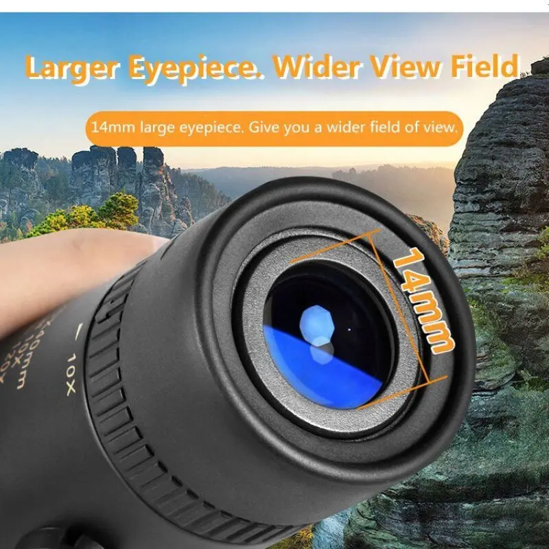 Monocular Telescope Mobile Phone Camera 10-300x40 High-power HD Zoom Mini Telescope Super Telephoto Zoom Hunting Telescope