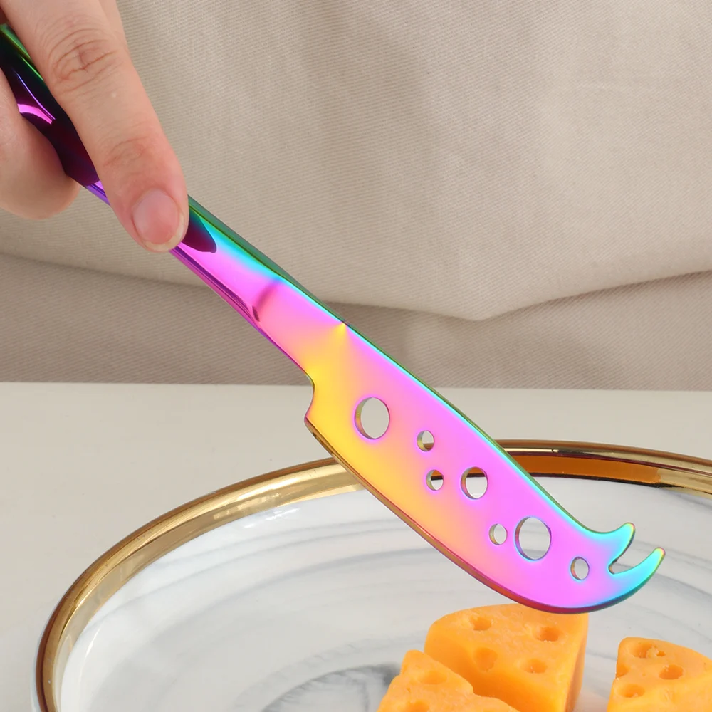 1PC Cheese Tool Cheese Slicer Cutter Knife Fork Creative Cheese Graters Kitchen Baking Tools Cake Pizza Spatula Butter Knife