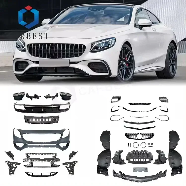 CARBEST Hot Selling 2015-2019 Upgrade Body Kit For Mercedes-Benz S Class W217 To S63 AM G