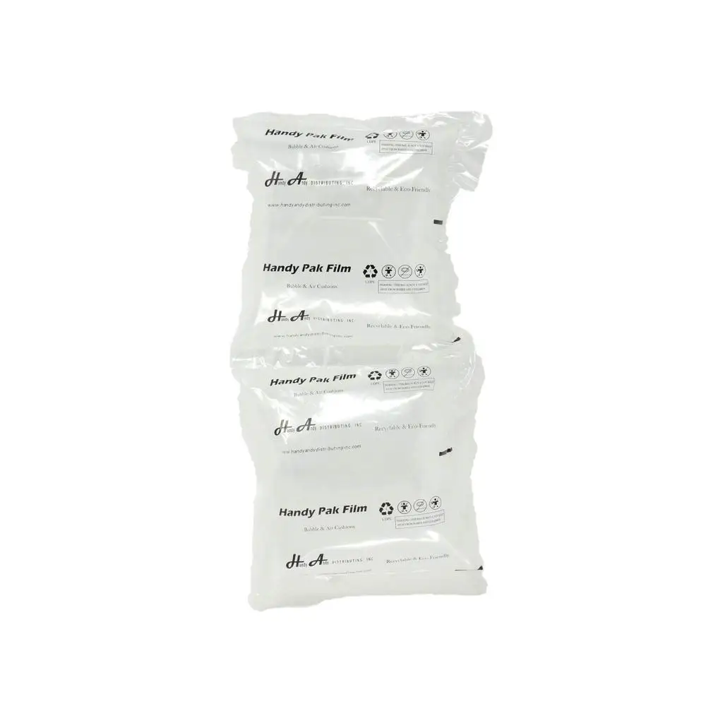 Air Pillow Cushion Film Roll Mini Pak'R Machine Compatible 984Ft Length LDPE Material Easy Tear Perforations Inflated Thickness