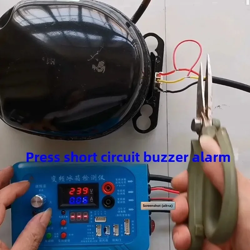 Frequency Conversion Refrigerator Air Conditioner Washing Testing Instrument Universal Plate Solenoid Maintenance Tool 220V 110V