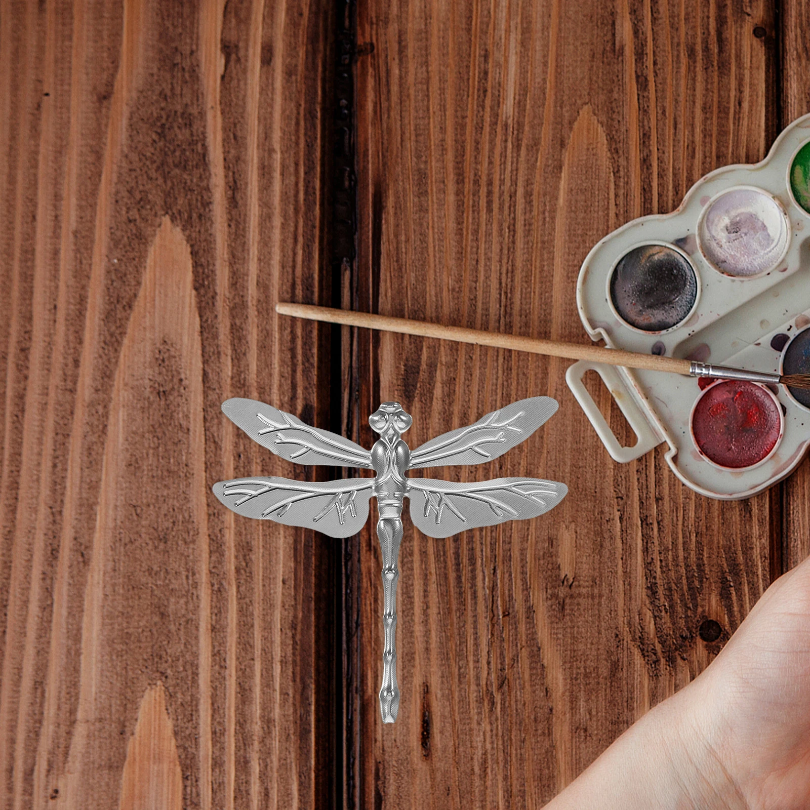 

20pcs Iron Dragonfly Metal Wall Decor Exterior Semi-finished Sculptures Handmade Metal Artwork Table Statues