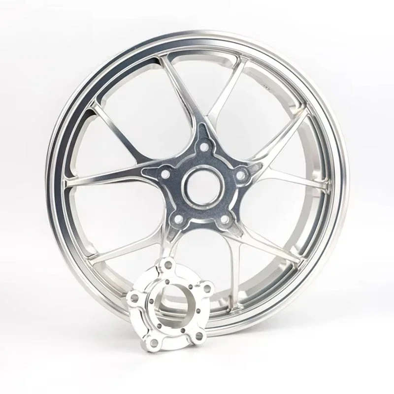 إطارات عجلات من الألومنيوم مزورة مقاس 12 بوصة مجموعة VESPA الأمامية والخلفية لعجلات الدراجات النارية لسباق PIAGGIO VESPA