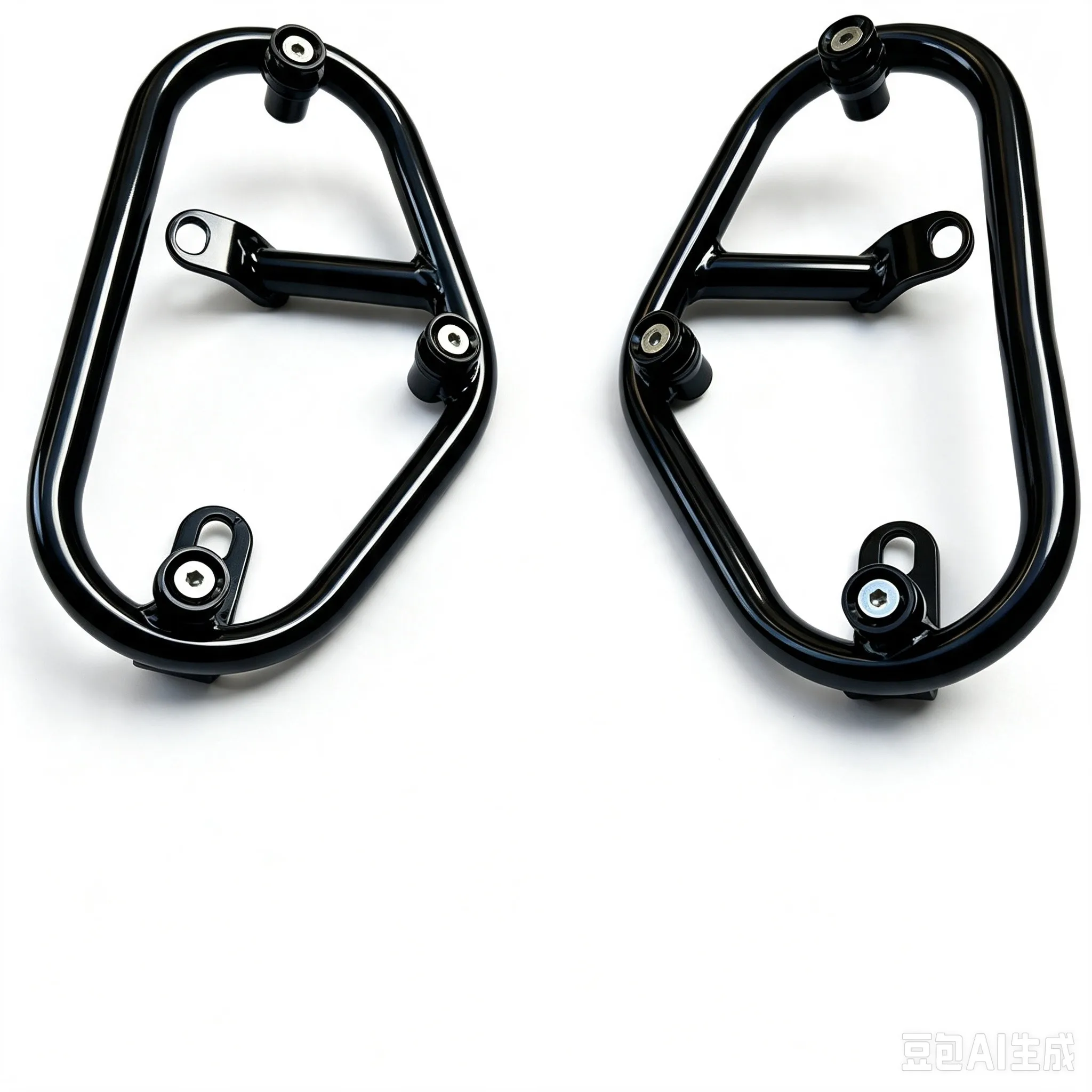 HCMT Saddlebag Support Bracket for Speed 400 Scrambler 400 X 2024 2025 2026 | Sturdy Side Mounting Point Gloss Black